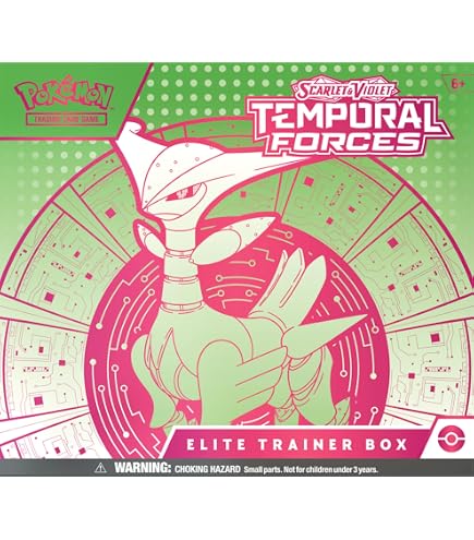 Amazon.com: Pokémon TCG: Scarlet & Violet—Temporal Forces Elite Trainer Box  : Toys & Games