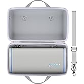 co2CREA Hard Case Replacement for Sony ULT Field 5 Wireless Portable Bluetooth Speaker (White Case)