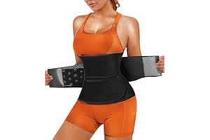 Ursexyly Waist Trainer for Women - Sweat Belt Body Shaper Waist Trimmer Corset Tummy Wrap Workout Sauna Suit