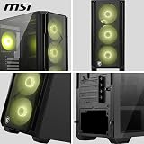 MSI MAG FORGE M120R AIRFLOW Computer Case Black 4 ARGB 120mm Fans view 7