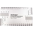 Double Sided Multi Function String Action Ruler Gauge Tool Both Metric & Imperial,Guitar Measuring Ruler,Luthier Tool for Electric, Acoustic & Bass Guitars