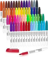 Shuttle Art 60 Colors Permanent Markers Fine Point Assorted