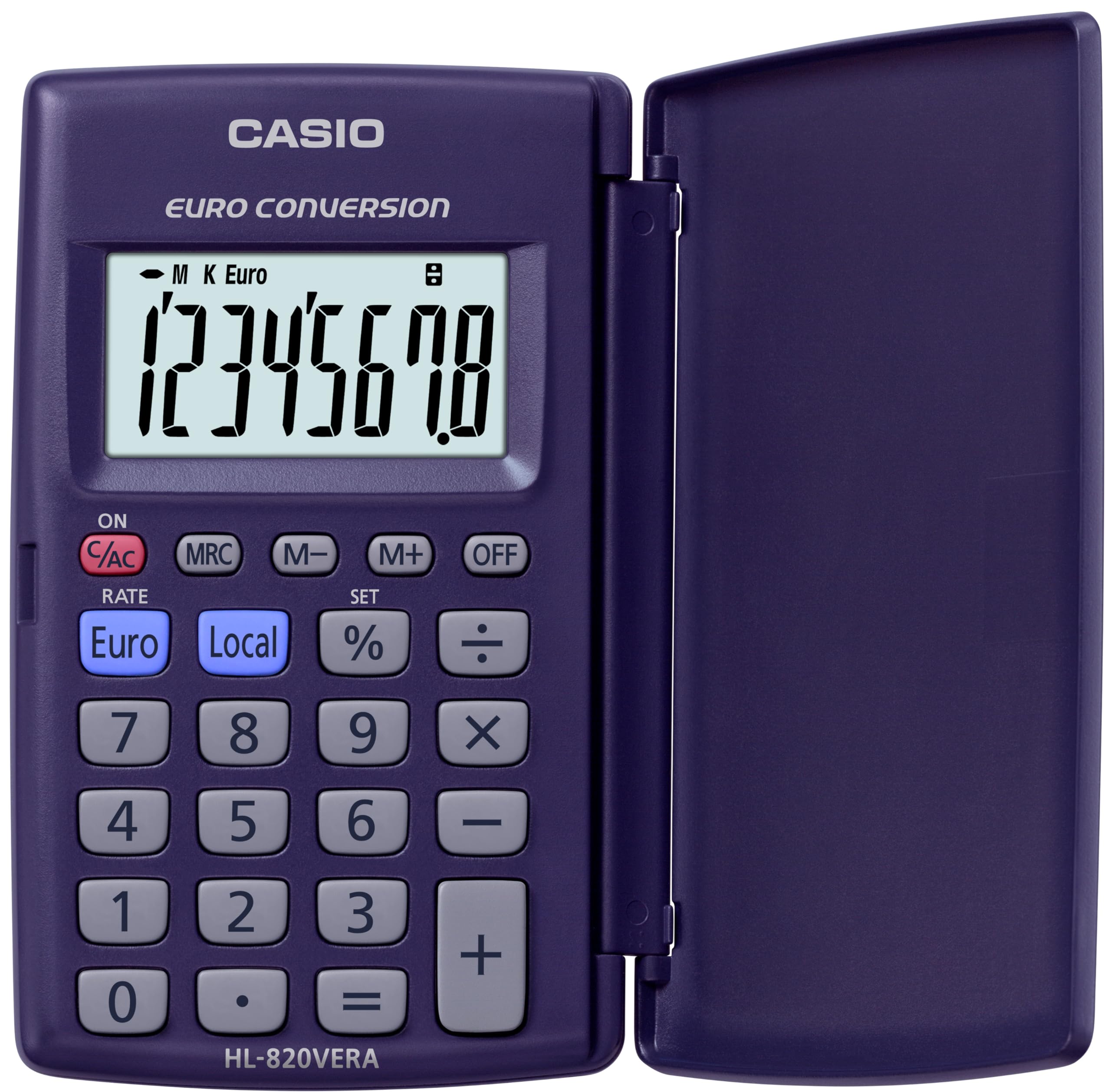 Casio HL820VER Pocket Calculator With Currency Conversions