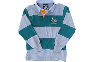 RUGBY IMPORTS South Africa Grey Hoops Rugby Jersey