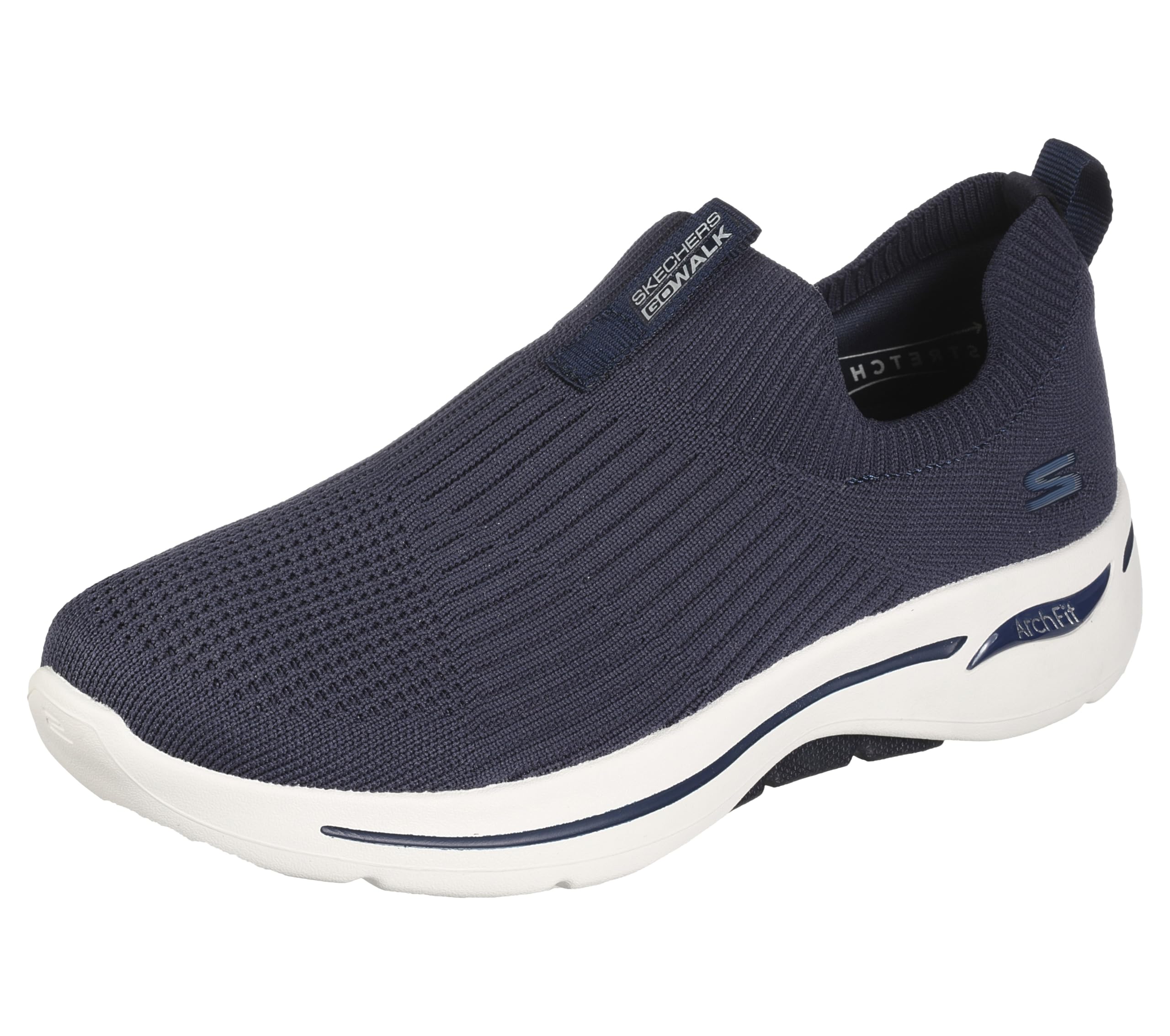 Skechers Women's Go Walk Arch Fit Iconic Sneaker, Navy, 10 Image