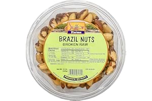 SETTON FARMS Brazil Nuts | Broken Raw | Non-GMO | Premium Quality | Bulk Value Size 12 Oz