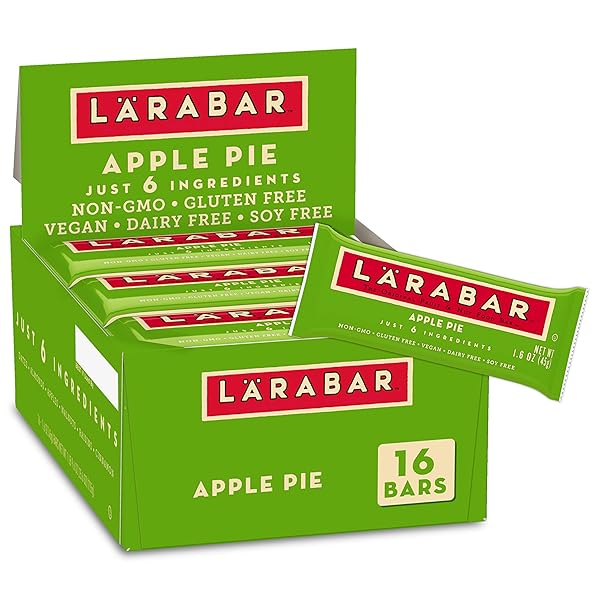 LARABAR APPLE PIE, FRUIT AND NUT BARS, GLUTEN...