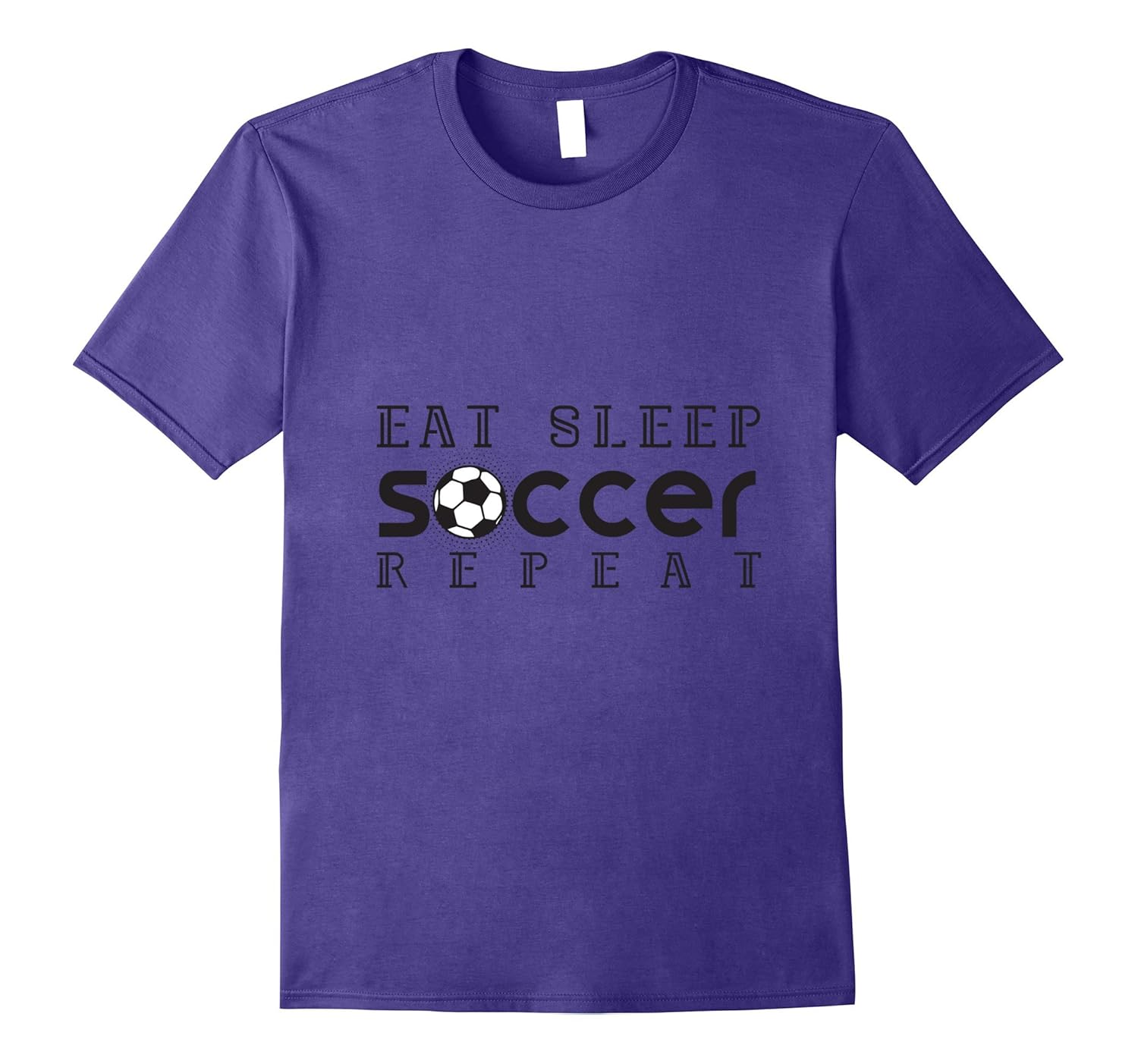 Eat Sleep Soccer Repeat T-Shirt Soccer Player Mom Tee-ANZ