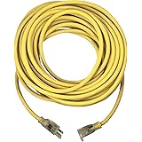 USW - 74025 12/3 25ft SJTW Yellow Heavy Duty Lighted Plug Extension Cord