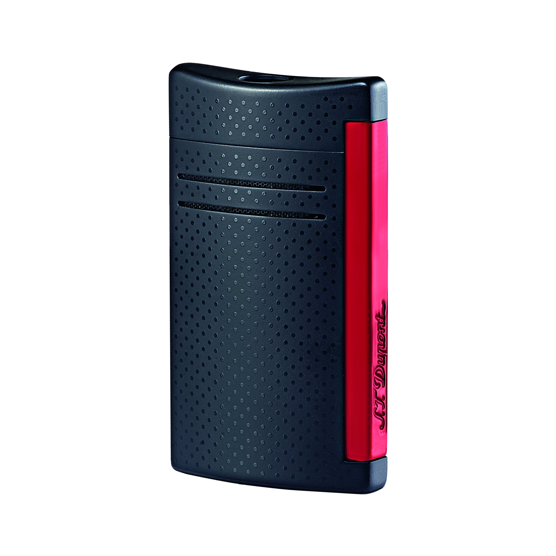 S.T. Dupont Maxijet Lighter - Matt Black/Red