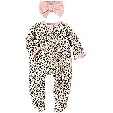 Mud Pie baby-girls Baby Girls Sleeper and Headband Set