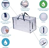 VENO Heavy Duty Extra Large Storage Bag 102L Clear Set of 4 view 3