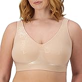 Bali Women's Wireless Bra, Comfort Revolution Seamless T-Shirt Bras for Women, ComfortFlex Fit