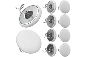 MAICOBI Upholstery Pins – Bed Skirt Pins, Sofa Covers, Upholstery, Armchair Caddies，Prevent Sofa Cushion from Sliding (White pin-12)