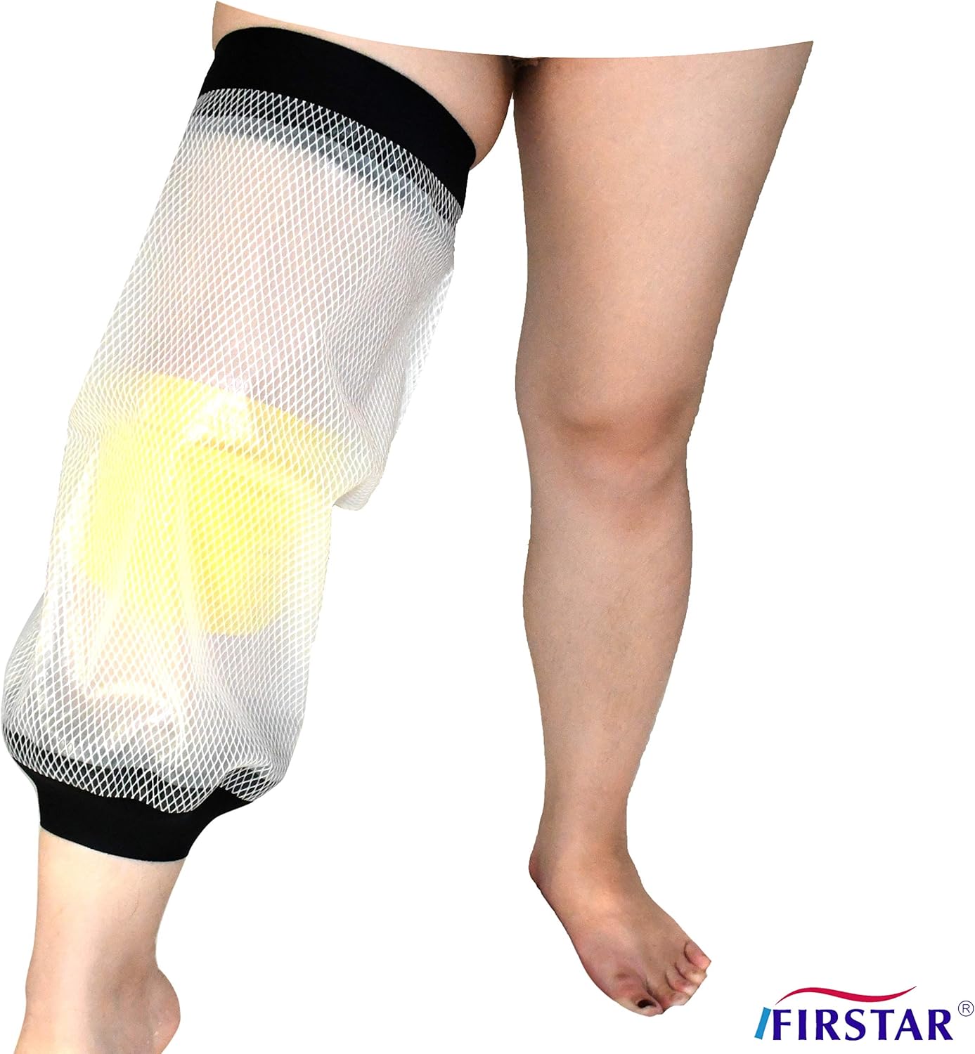Knee Cast Cover for Shower, Waterproof TPU Shower Bandage and Cast Protector for Knee Replacement Surgery, Wound, Burns Watertight Protection Reusable: Health & Personal Care