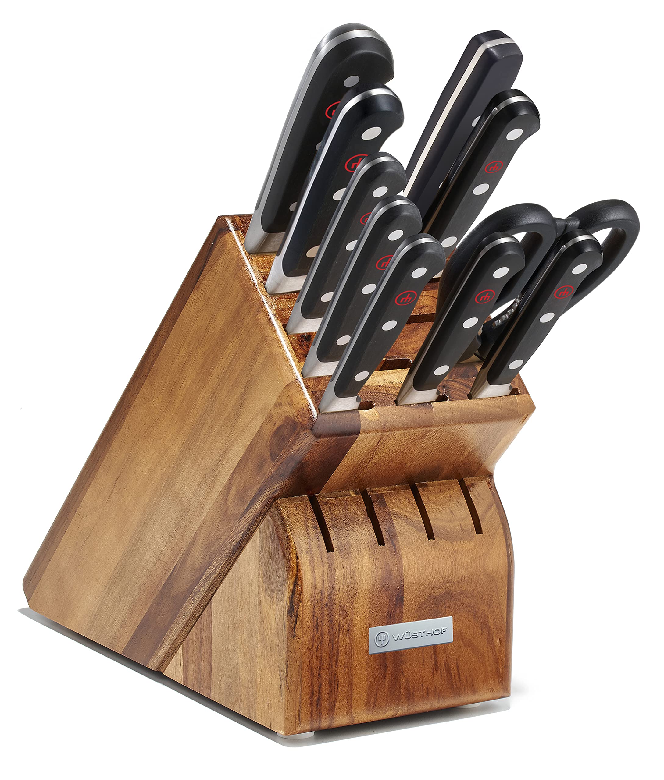 WÜSTHOF Classic 11-Piece Knife Block Set, Acacia