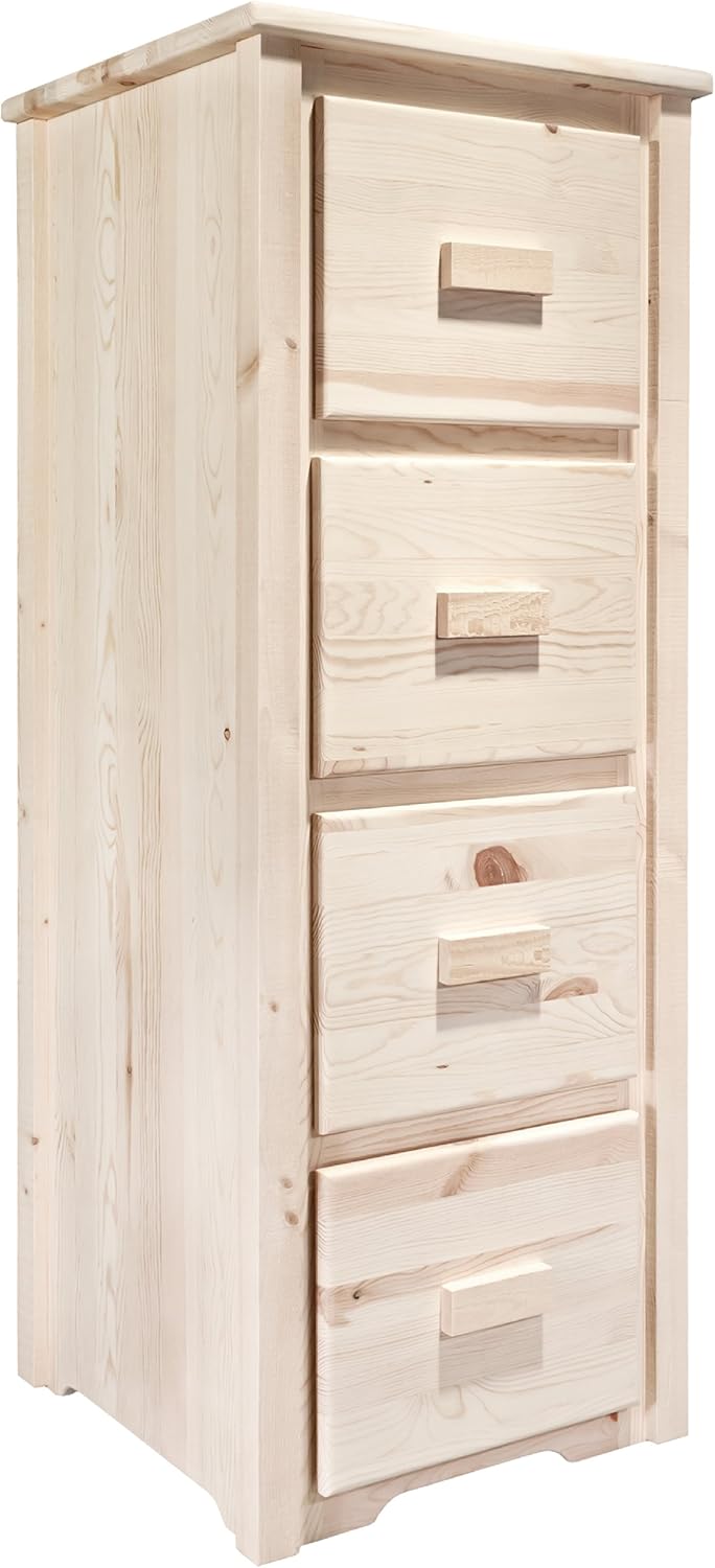 Amazon Com Montana Woodworks Homestead Collection 4 Drawer File Cabinet Ready To Finish Furniture Decor