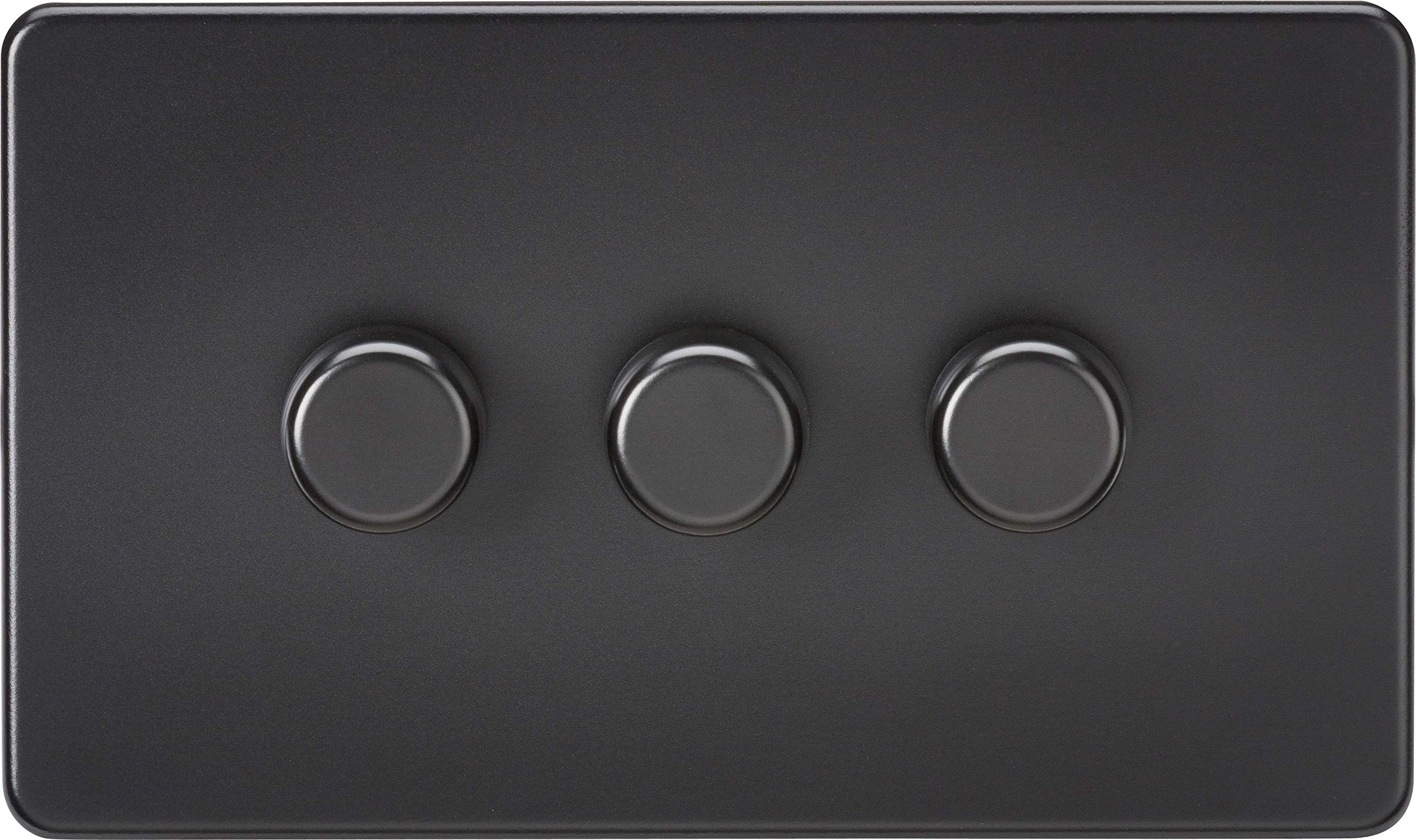 3G 2-way 10-200W (5-150W LED) Intelligent dimmer - Matt Black