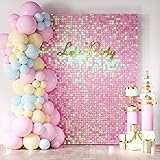 COKAOBE Iridescent Pink Shimmer Wall