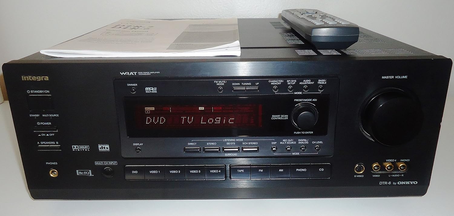 Amazon.com: Onkyo Integra DTR-6 WRAT Wide Range Amplifier Technology AV  Audio