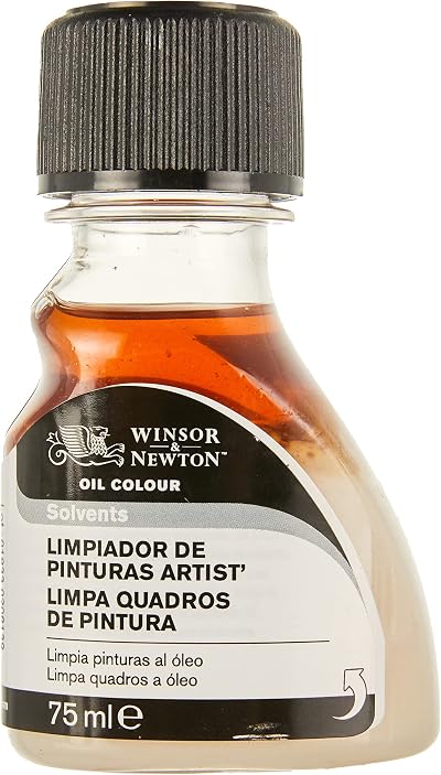 Winsor & Newton Checkered Cleaner, 75ML Resin Cotton Oil Painting Additive