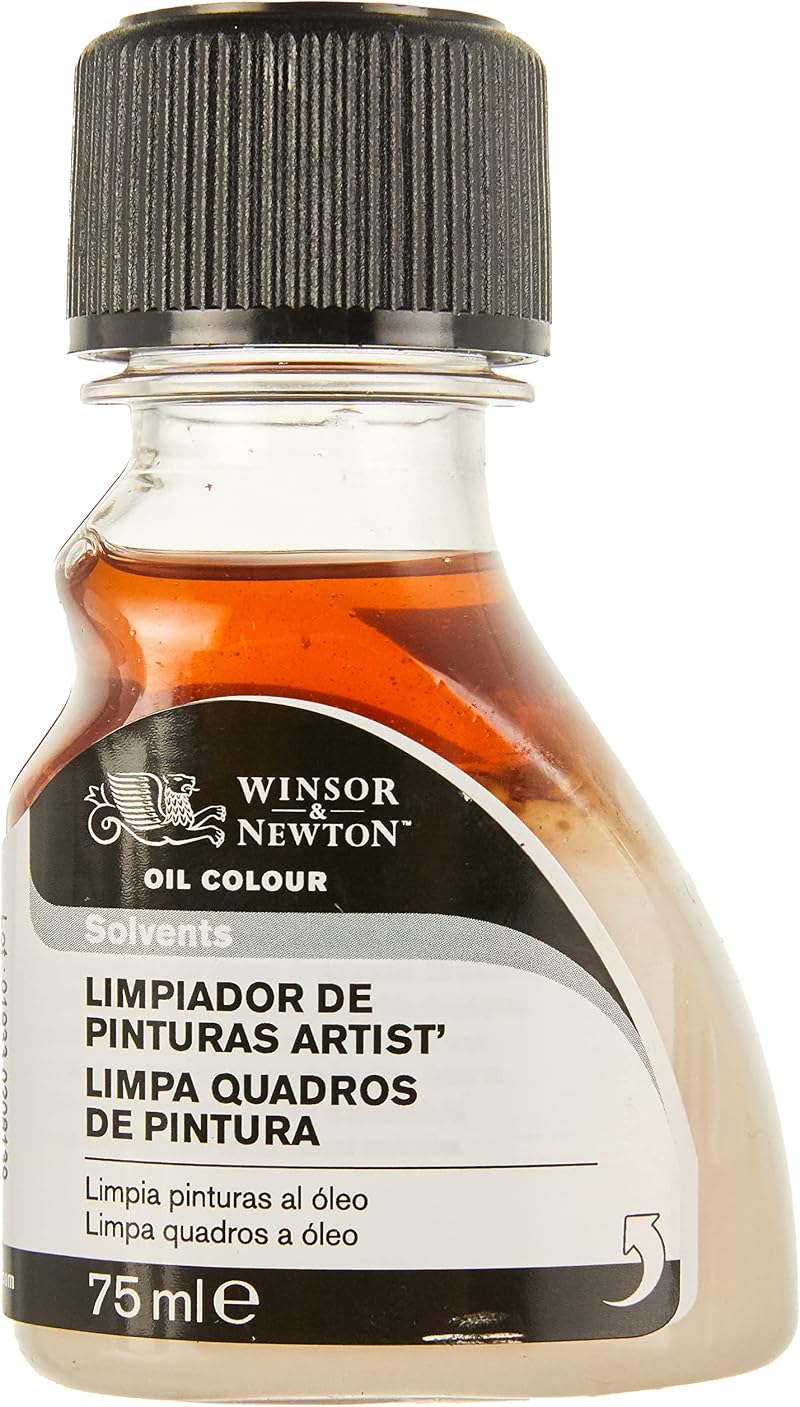 Winsor & Newton Checkered Cleaner, 75ML Resin Cotton Oil Painting Additive