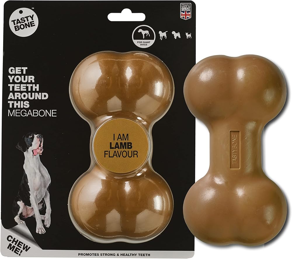 TastyBone Nylon Megabone Lamb For Extra Large Dogs Indestructible UK Made