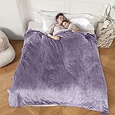COZYTY Electric Blanket Heated Blanket King Size, Super Soft Cozy Upgraded Flannel Heating Blanket Dual Control with 5 Heating Levels & 10 Hours Auto Off, Overheat Protection, 100" x 90", Lavender