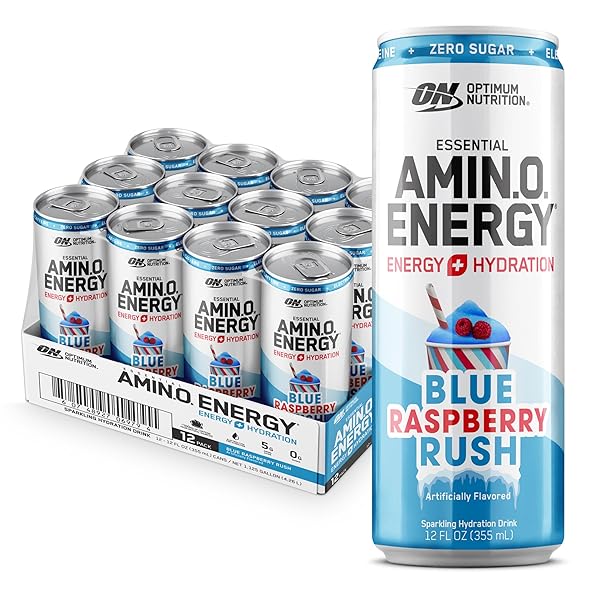 OPTIMUM NUTRITION AMINO ENERGY SPARKLING HYDRATION DRINK, ELECTROLYTES,...