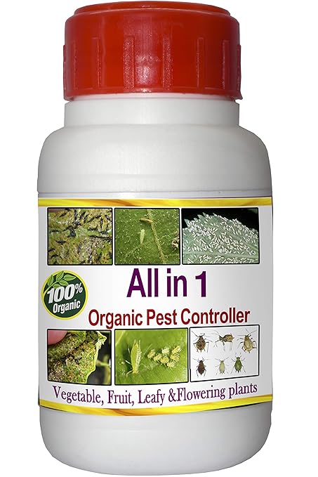 Jio Green garden Store All in 1 Organic pestcontroller Controls Major pest and Helps The Plant to Grow 125 ml