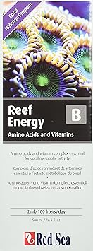Red Sea Fish Pharm ARE22093 Reef Energy Amino Acids and Vitamins Nutrition-B for Aquarium, 500ml