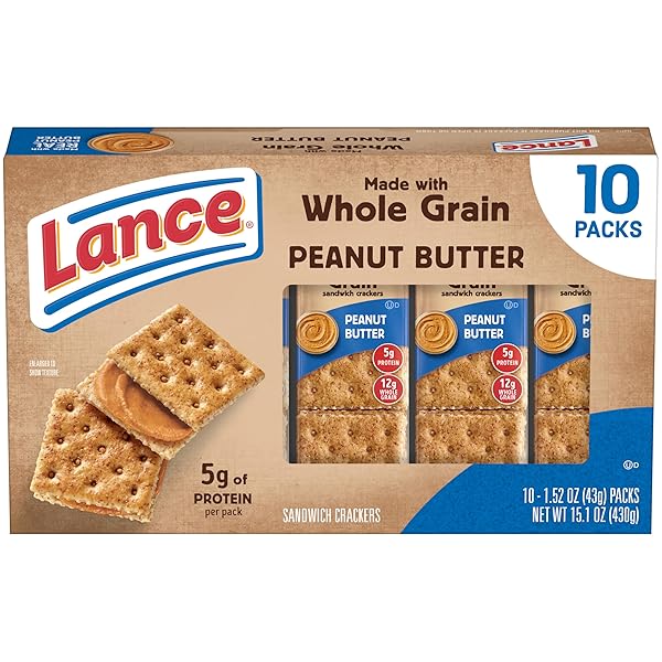 LANCE BAKED WITH WHOLE GRAIN PEANUT BUTTER, 10...