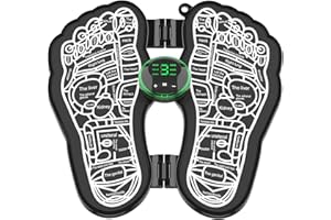 ROTSHA EMS Feet Massager Mat - Electric Foot Stimulator Machine Acupressure Pad Calves Relief Device Relaxation for Women Men