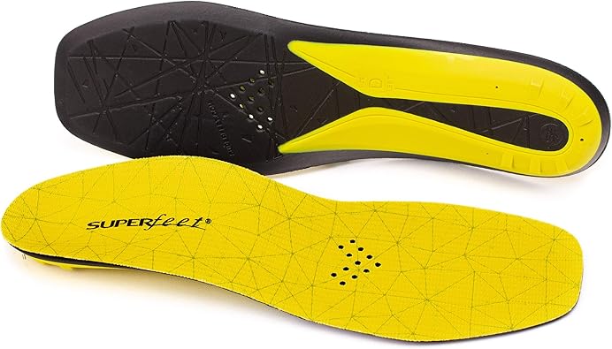 Amazon Com Superfeet Hockey Comfort Ice Skate Orthotic Insoles For Support And Comfort Insole Yellow Health Personal Care