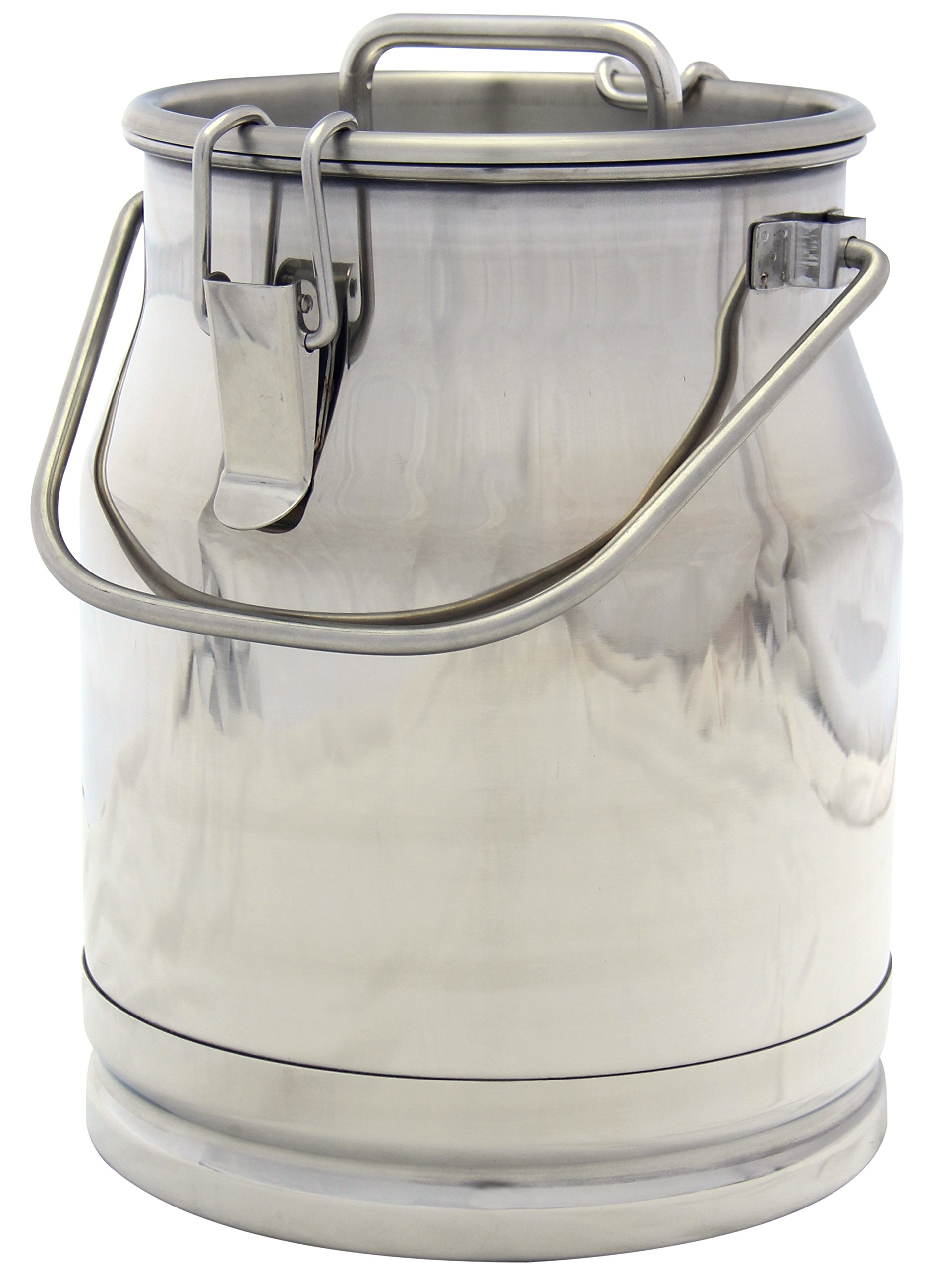 Stainless Steel Milk Transport Cans with Strong, Sealed Lid and