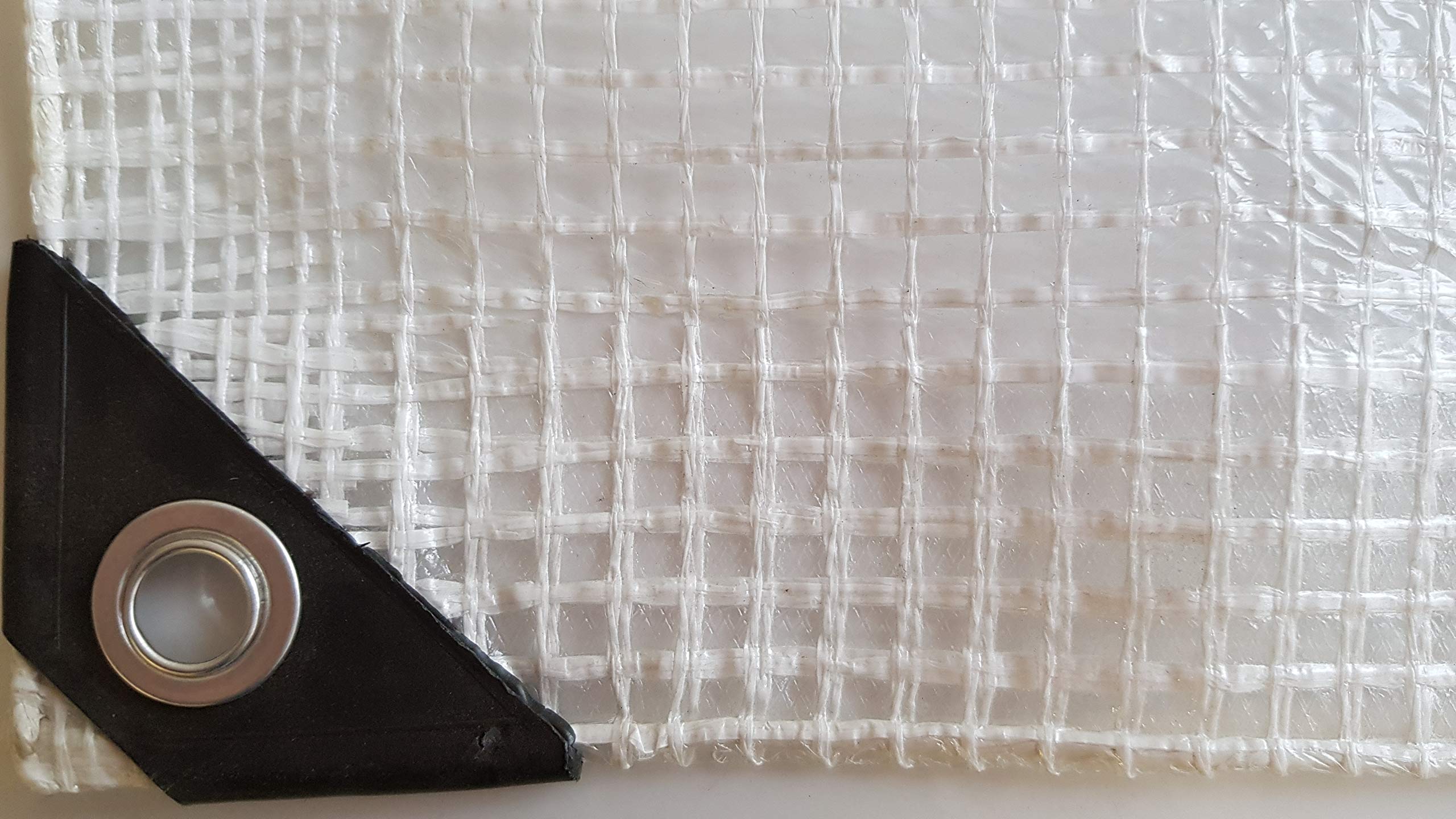 clear reinforced waterproof tarpaulin/builders tarp/ground sheet/keep it dry and clean indoor and outside dust sheet 2m x3m