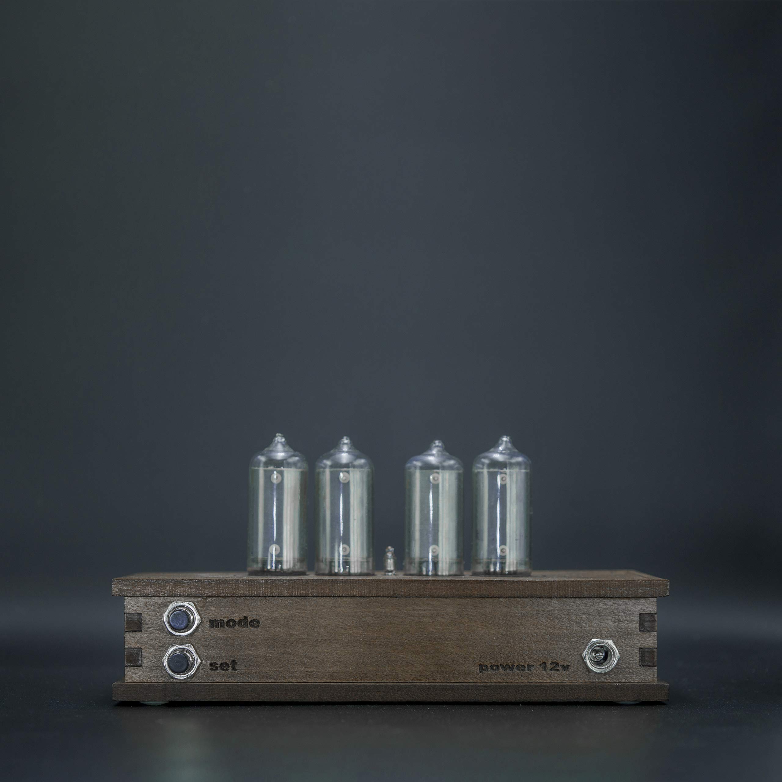 Nixie Tube Clock 4x IN82 Nixie Tubes Vintage Retro Desk Clock Fully
