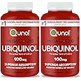 Qunol Mega Ubiquinol CoQ10 100mg Softgels- Superior Absorption - Active form of Coenzyme Q10 for Heart Health - 8 Month Supply - 120 Count (Pack of 2)