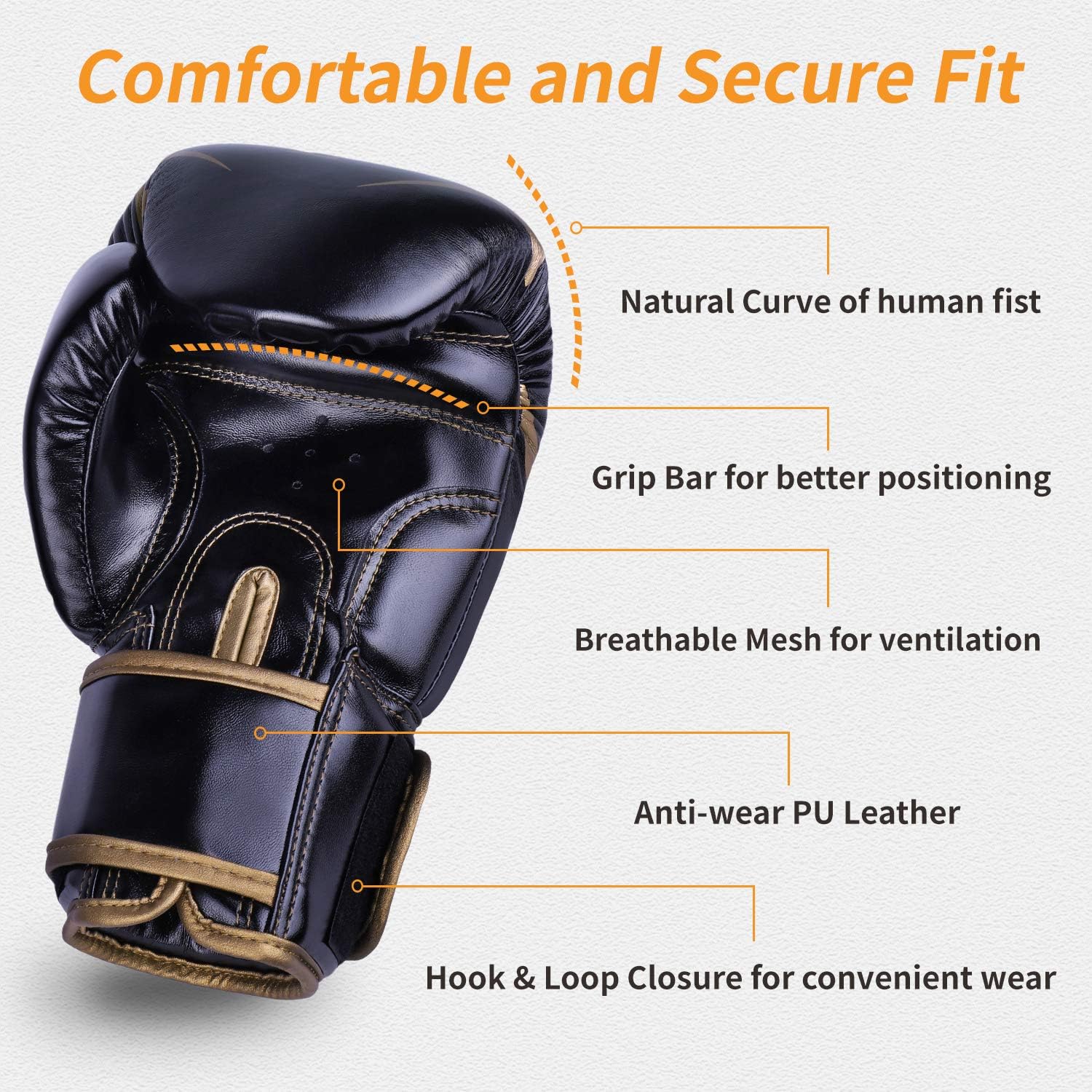 Liberlupus Boxing Gloves for Men & Women, Boxing Training Gloves, Kickboxing Gloves, Sparring Gloves, Heavy Bag Gloves for Boxing, Kickboxing, Muay Thai, MMA : Sports & Outdoors