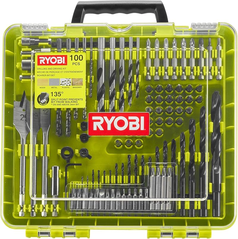 RYOBI RAKDD100 Drilling Plus Driving Kit 100 Piece</span>