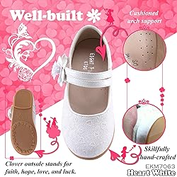EIGHT KM Toddler Girls Dress Shoes Mary Jane