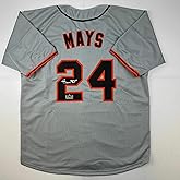 Facsimile Autographed Willie Mays San Francisco Grey Reprint Laser Auto Baseball Jersey Size Men's XL