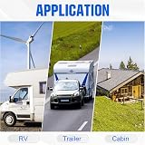 ECO-WORTHY 120W Solar Power System Kit 12V Off Grid RV Motorhome Battery view 7