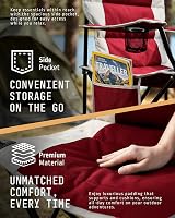 Voyager 2 Pack Outdoor Camping Chair Set 120kg Capacity Folding Chairs view 3
