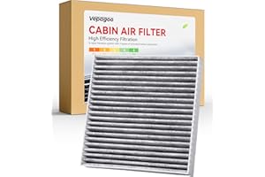 Vepagoo CF10743 Cabin Air Filter with Activated Carbon | fits for Chrysler Town & Country 2008-2016, Dodge Grand Caravan 2008