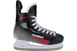 5th Element Stealth Ice Hockey Skates - Perfect for Recreational Ice Skating and Hockey - True-to-Size Fit and Moisture Resistant Liner Ice Skates for Men