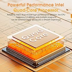 Naclud 15.6 Inch Laptop 8GB DDR4 256GB SSD, Laptops