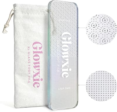 Glowxie XL Nano Glass Foot File – 2-in-1 Callus Remover & Foot Scrubber
