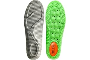 MINIQ Cloud Comfort Insoles for Men & Women - Ultra-Soft Shoe Soles with Memory Foam Cushioning, Arch Support Inserts with Gel Pad for Running, Walking & Boot Shoes