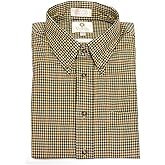 Viyella Men's Long Sleeve Tan Plaid Sport Shirt